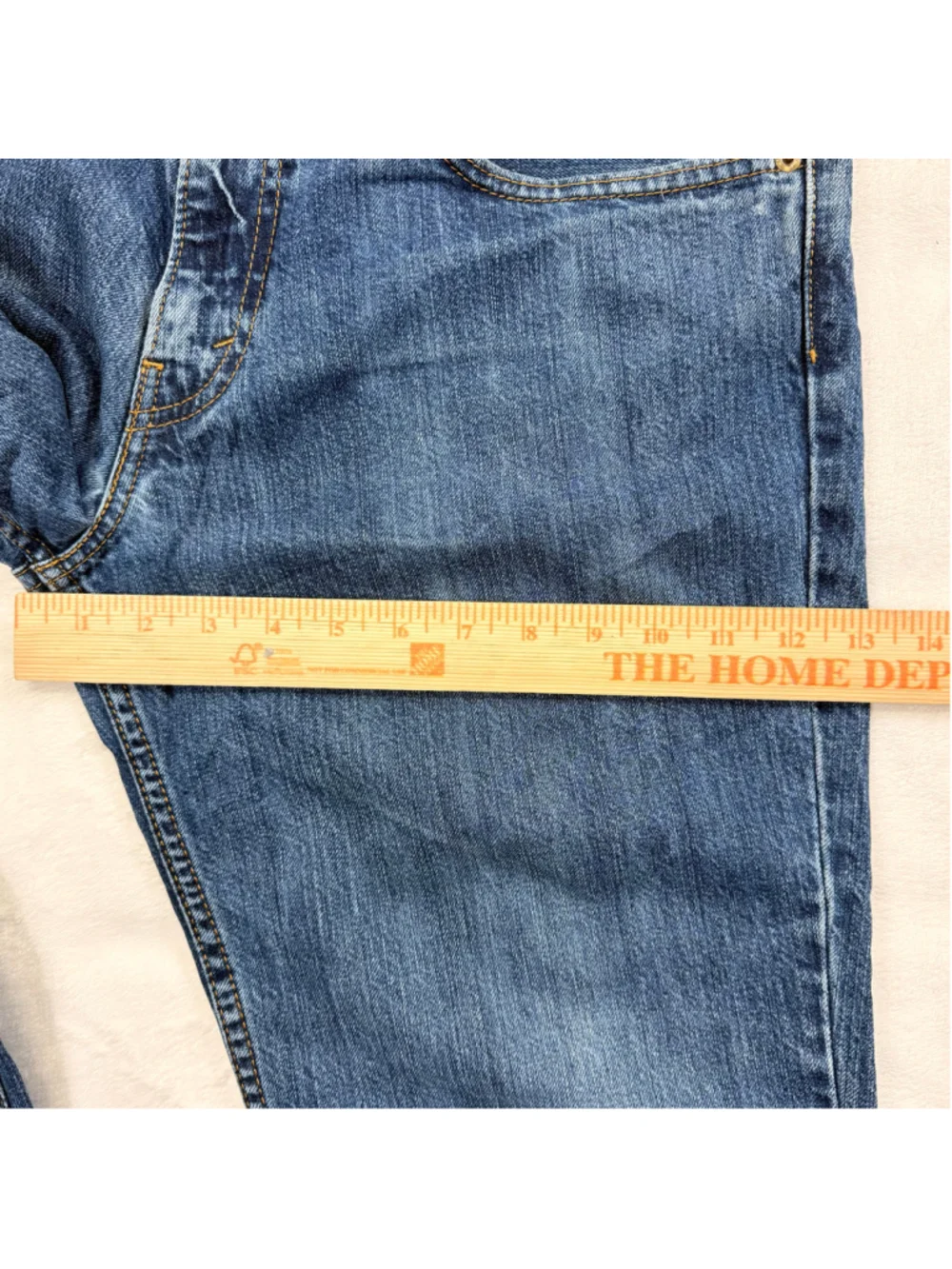 Men's Levi's 531 34x25 Cropped Hemmed Athletic Slim Fit Jeans Blue (34x34 Tag)
